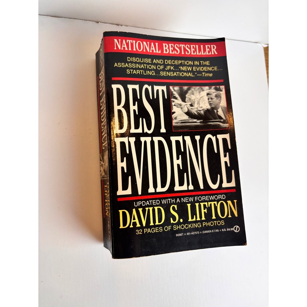 Best Evidence JFK Assassination Conspiracy Theory Book David S‎ Lifton